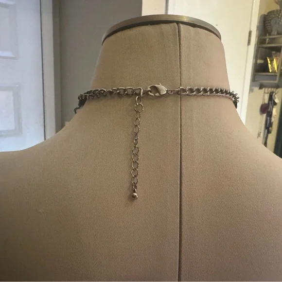 Silver Feather Necklace - Picture 2 of 2